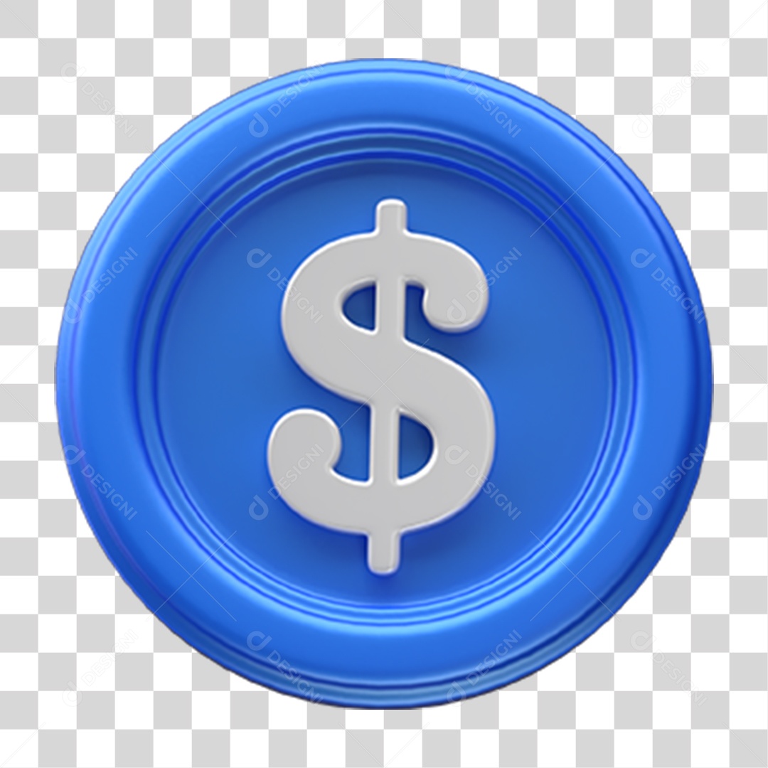 Ícone Cifrão Dinheiro Selo PNG Transparente