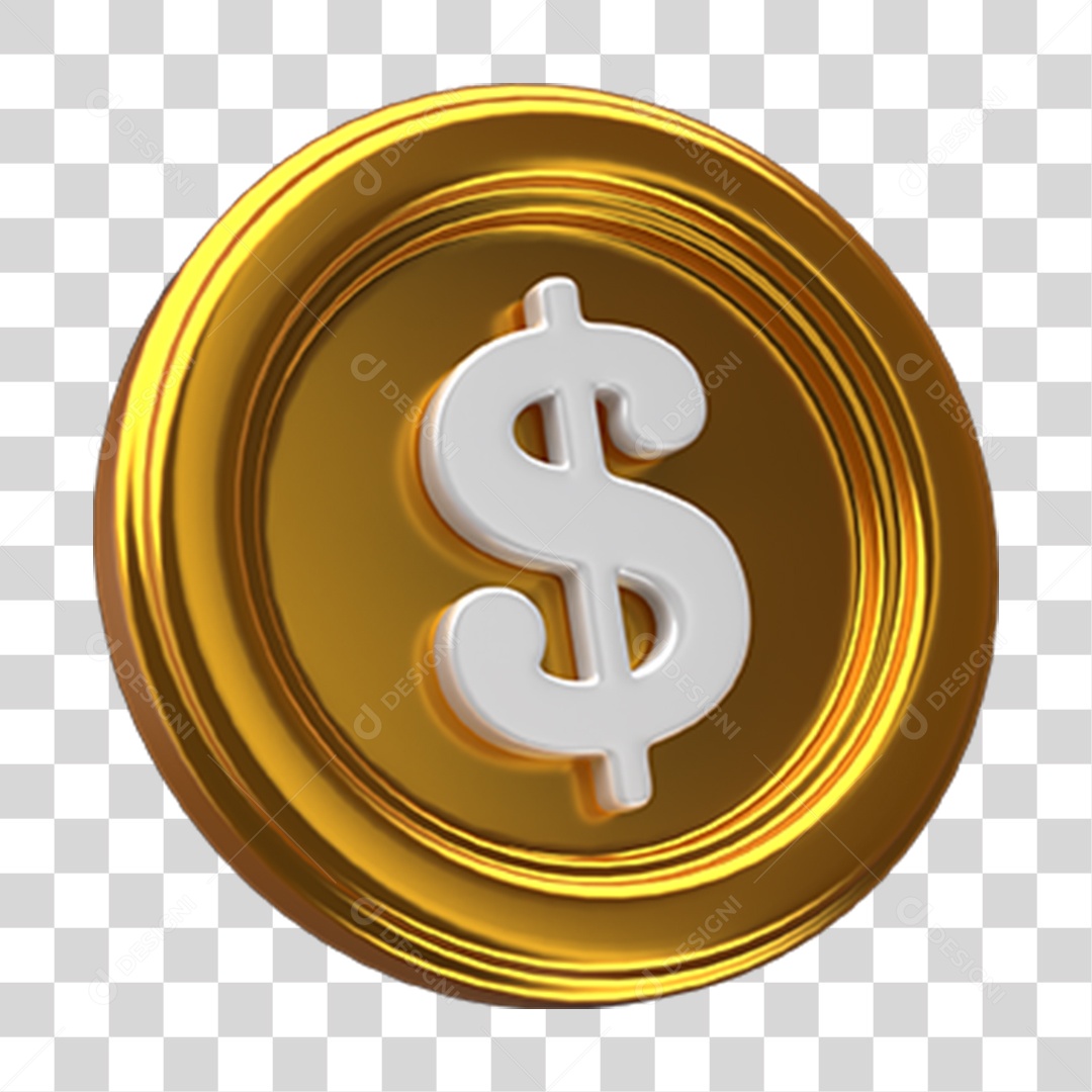 Ícone Cifrão Dinheiro Selo PNG Transparente