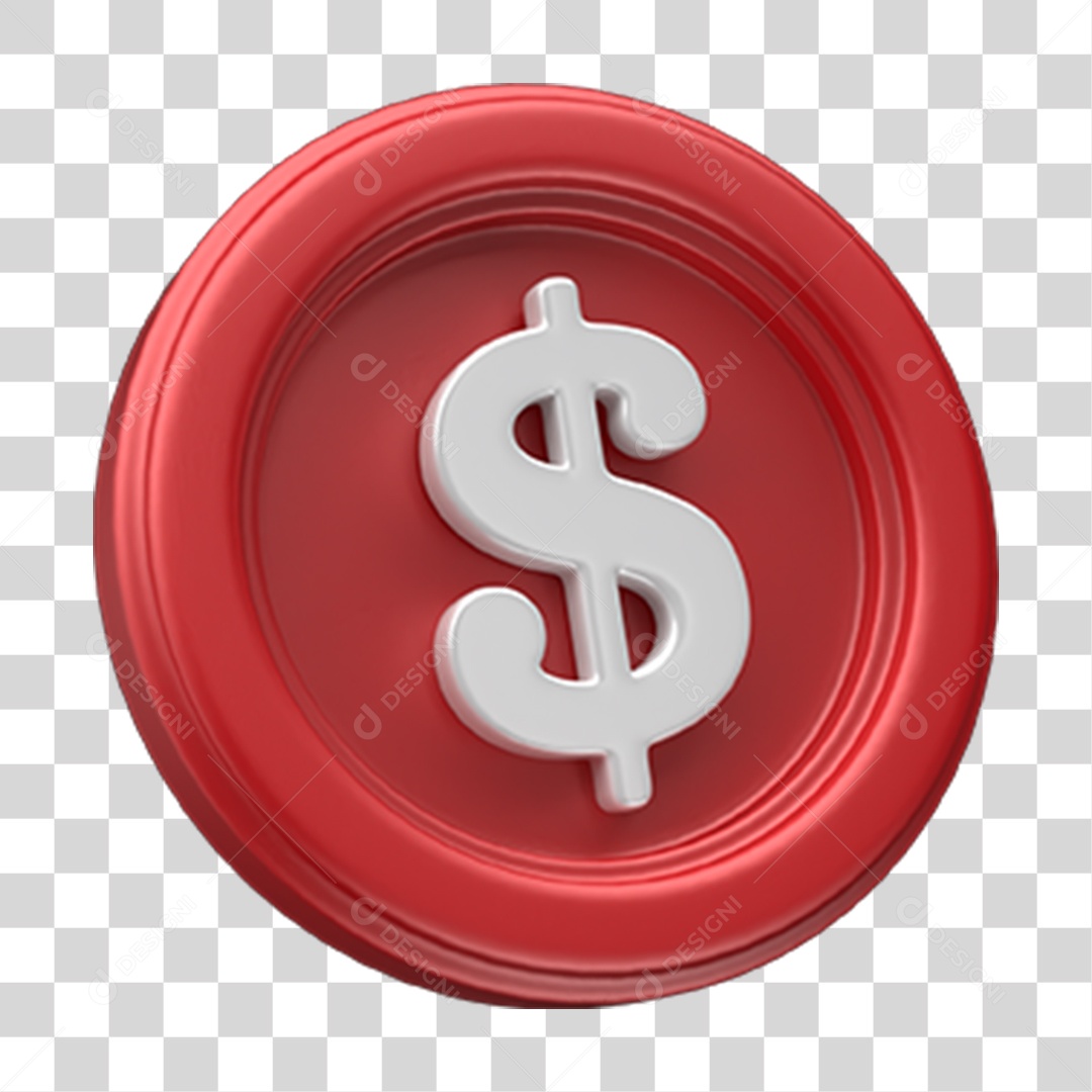 Ícone Cifrão Dinheiro Selo PNG Transparente