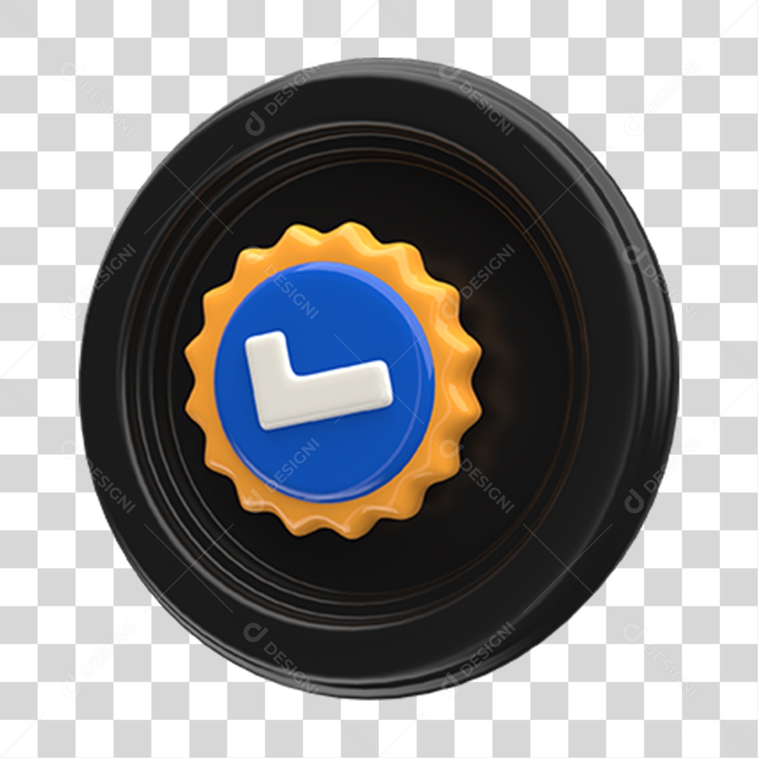 Ícone Confirmação Selo PNG Transparente