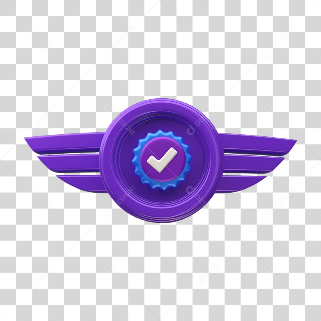 Ícone Confirmação Selo PNG Transparente