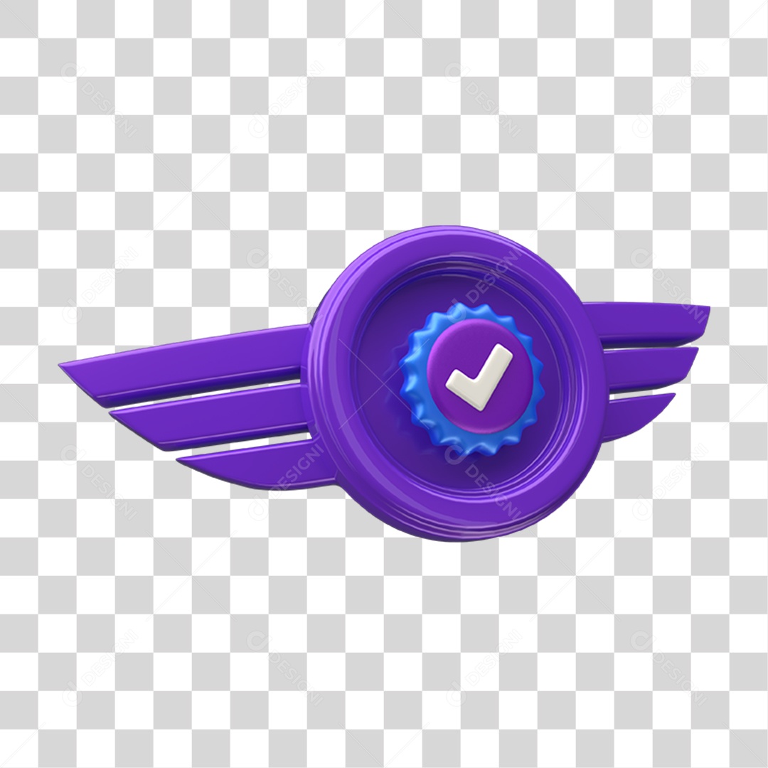 Ícone Confirmação Selo PNG Transparente