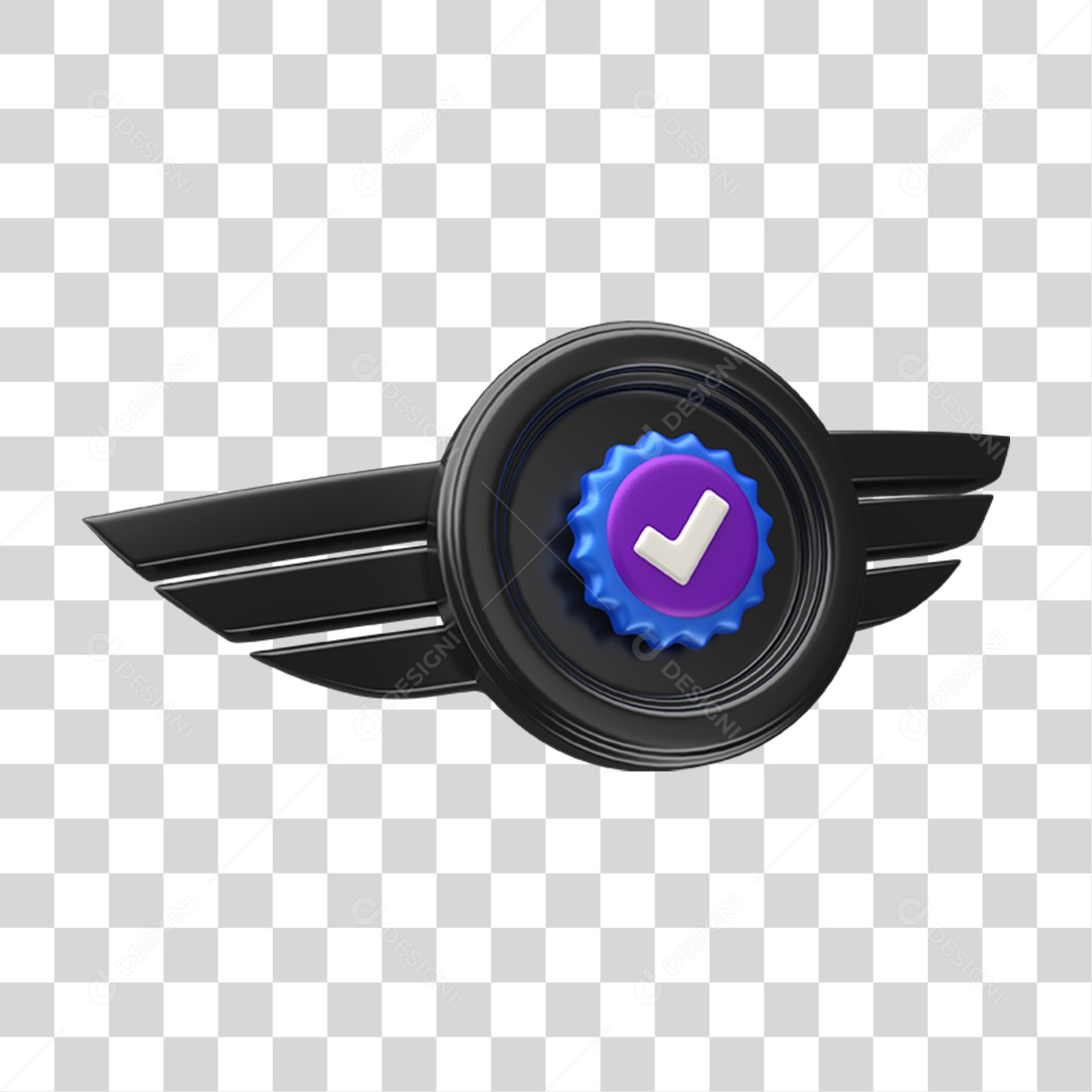 Ícone Confirmação Selo PNG Transparente