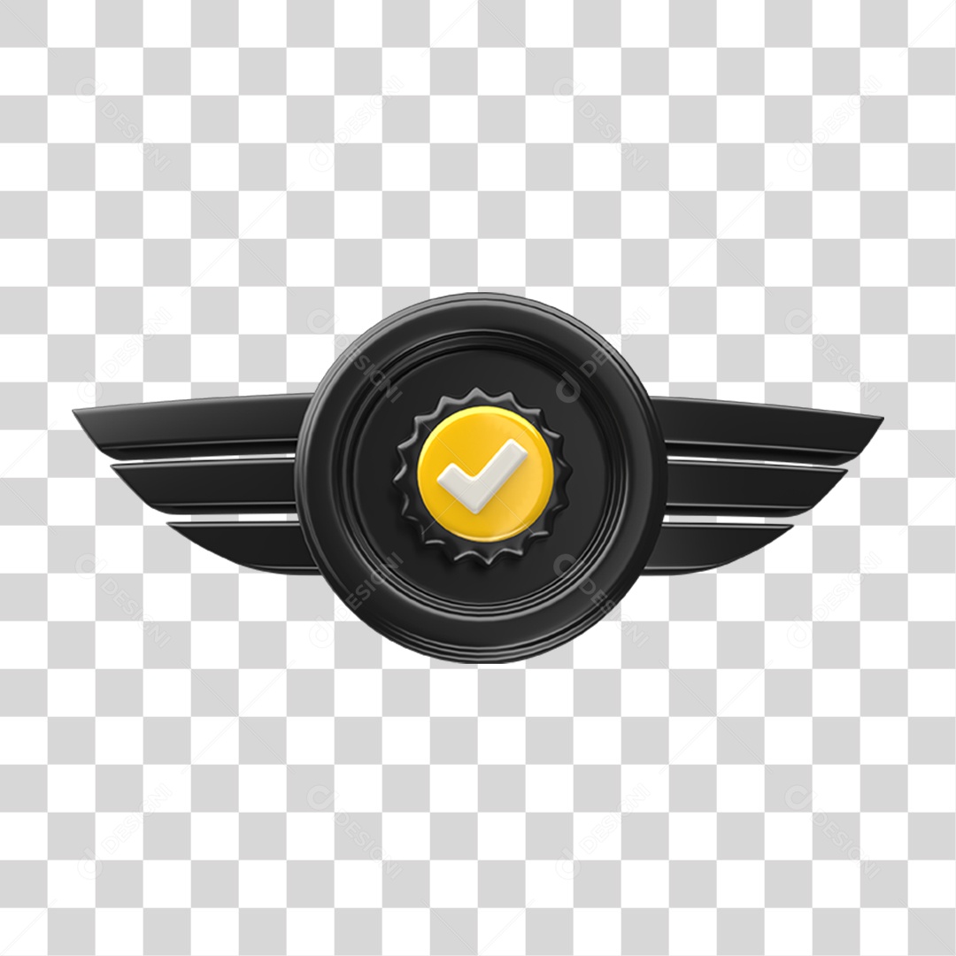 Ícone Confirmação Selo PNG Transparente