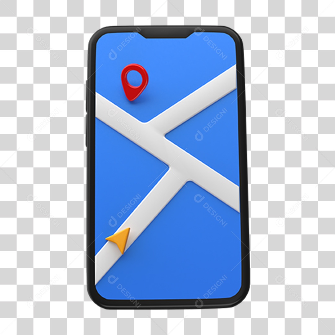 Ícones Celular com Gps Localização PNG Transparente