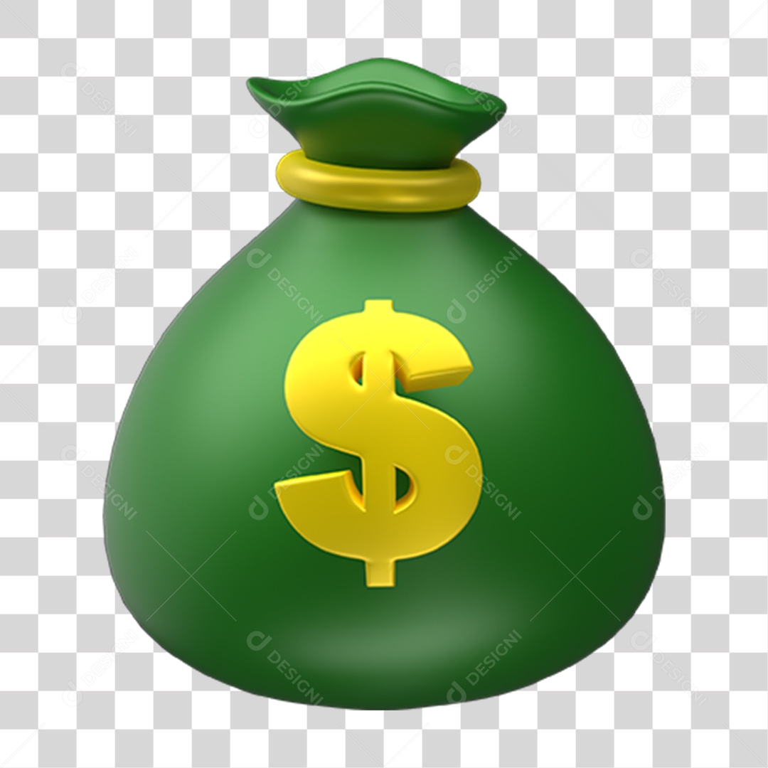 Ícones Saco Dinheiro Moedas PNG Transparente