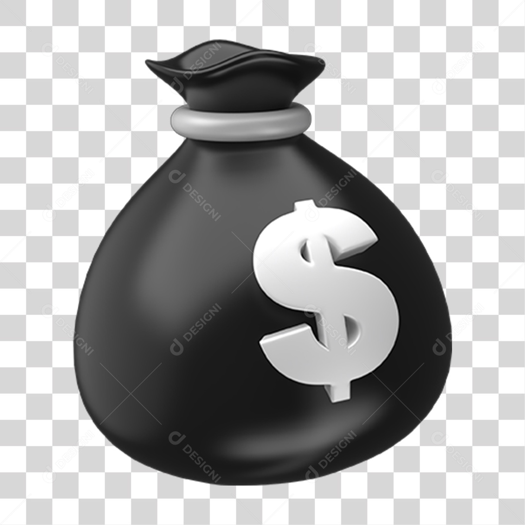 Ícones Saco Dinheiro Moedas PNG Transparente