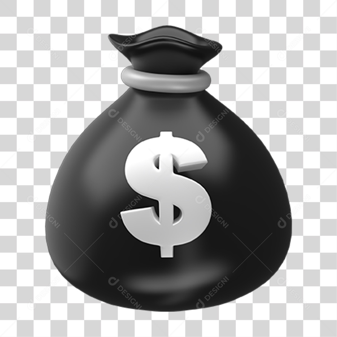 Ícones Saco Dinheiro Moedas PNG Transparente