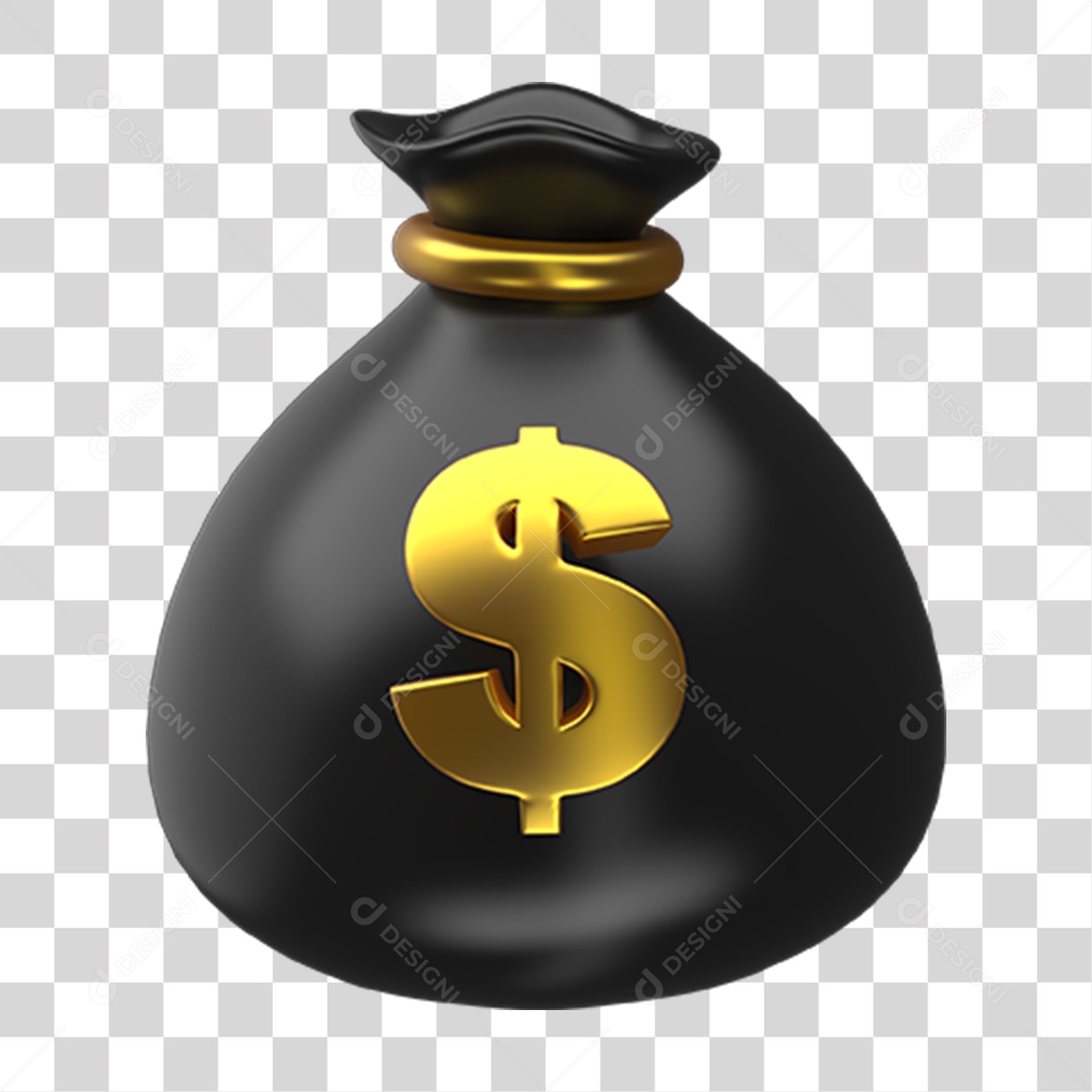 Ícones Saco Dinheiro Moedas PNG Transparente