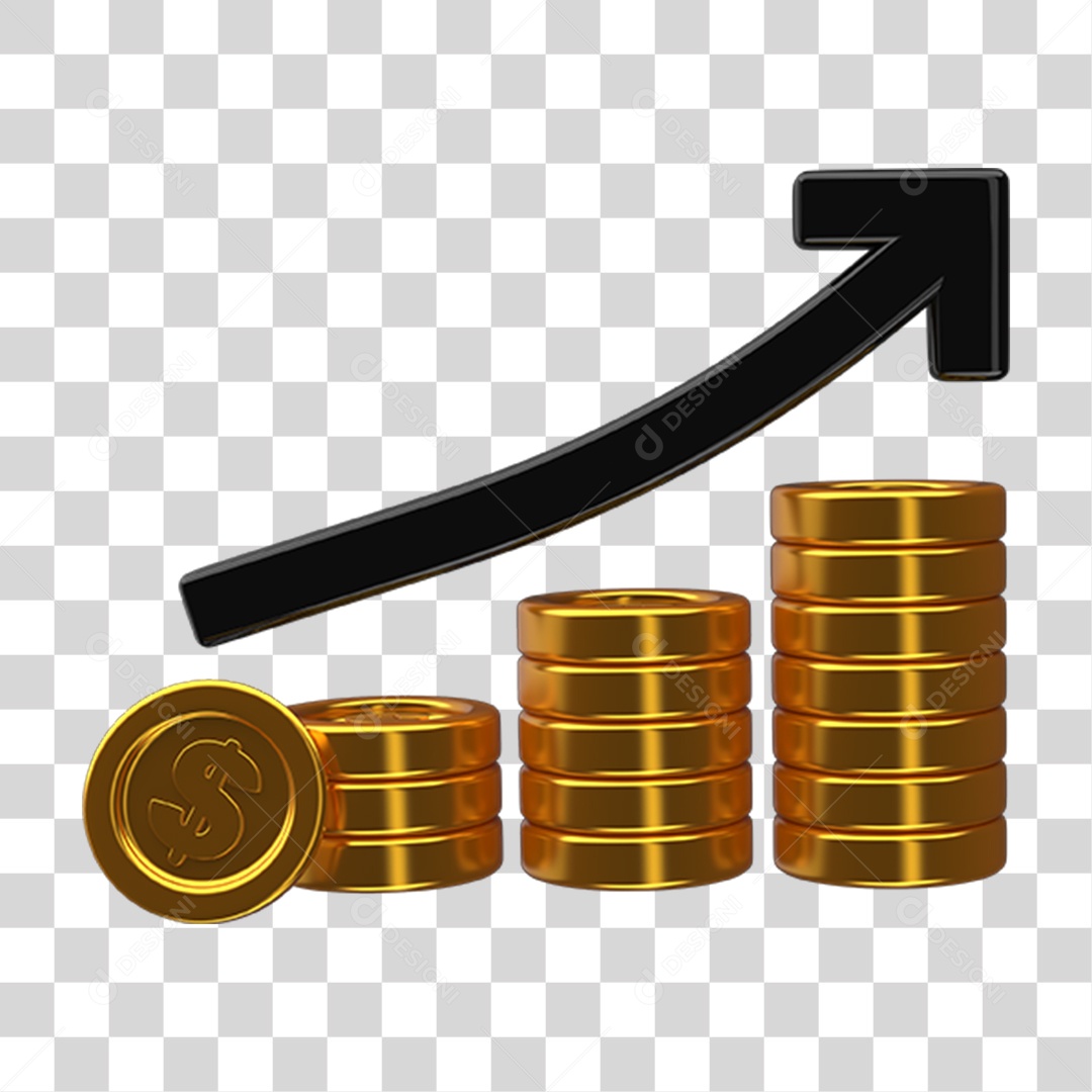 Ícones Gráficos Dinheiro Moedas PNG Transparente