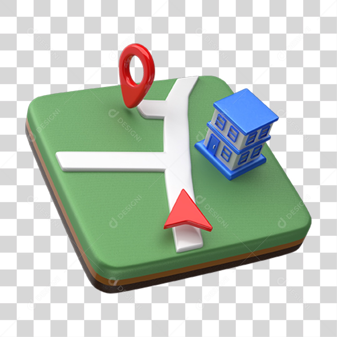 Ícone Mapa Gps PNG Transparente