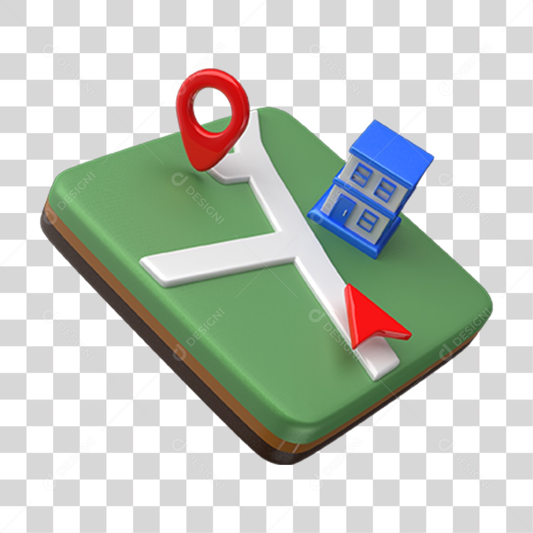 Ícone Mapa Gps PNG Transparente