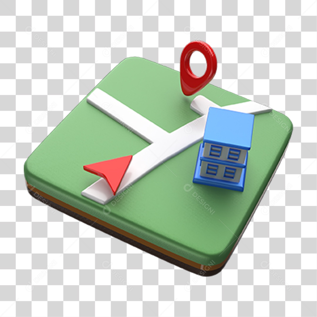 Ícone Mapa Gps PNG Transparente