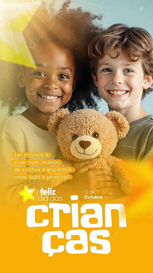 Story Dia Das Crianças 12 de Outubro Social Media PSD Editável