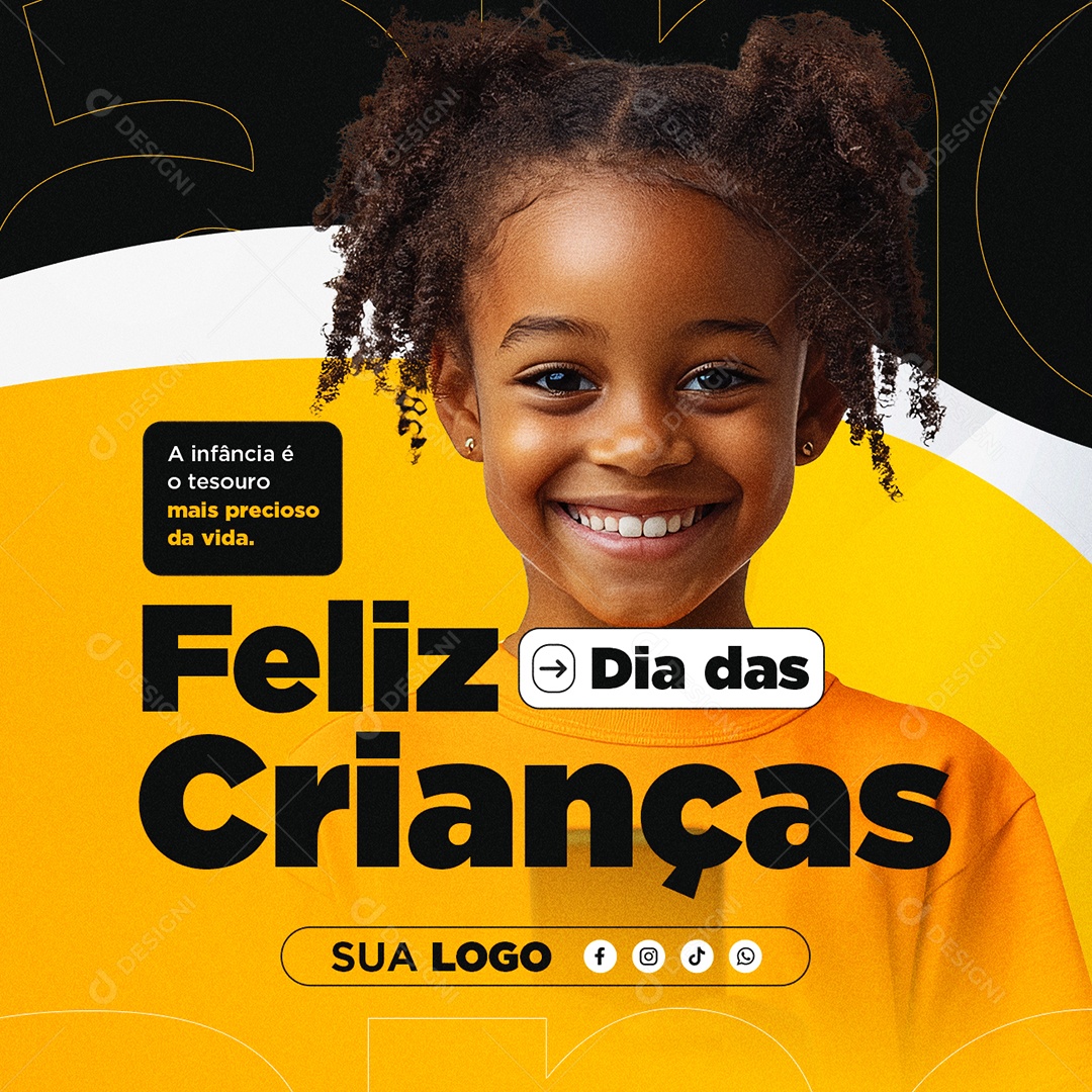 Feliz Dia das Crianças 12 de Outubro Social Media PSD Editável
