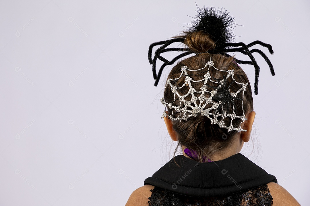 Penteado para festa de hallowen