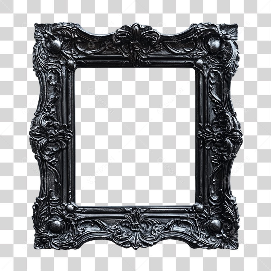 Quadro Moldura PNG Transparente