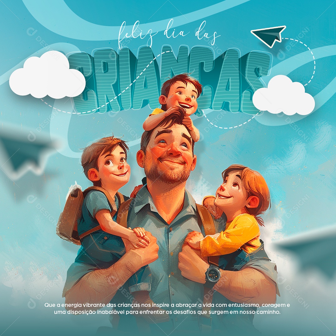Dia das Crianças 12 de Outubro Social Media PSD Editável