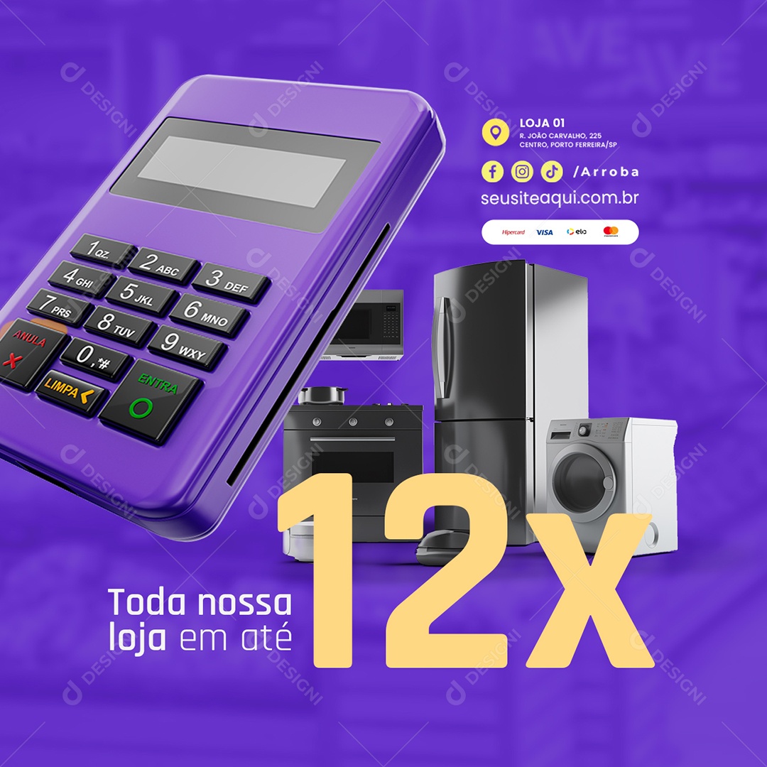 Social Media Parcel All Our Online Shop Up to 12x PSD Editable