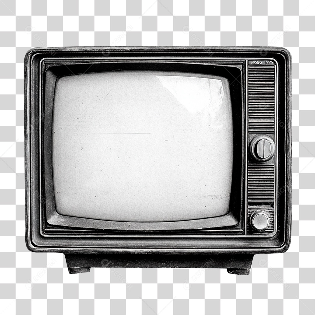 Eletrônico Televisão Antiga PNG Transparente