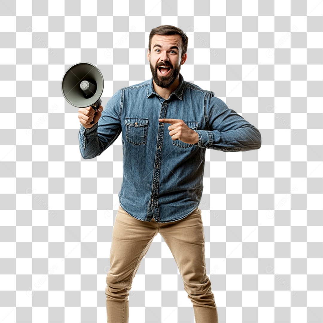 Homem Personagem PNG Transparente