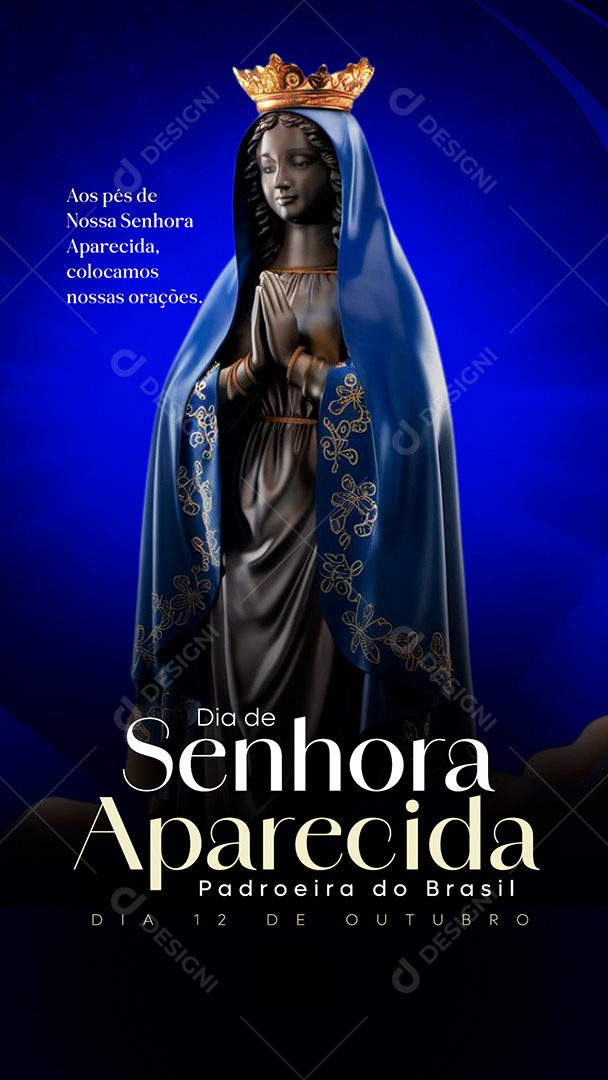 Story Our Lady of Aparecida October 12 Social Media PSD Editable