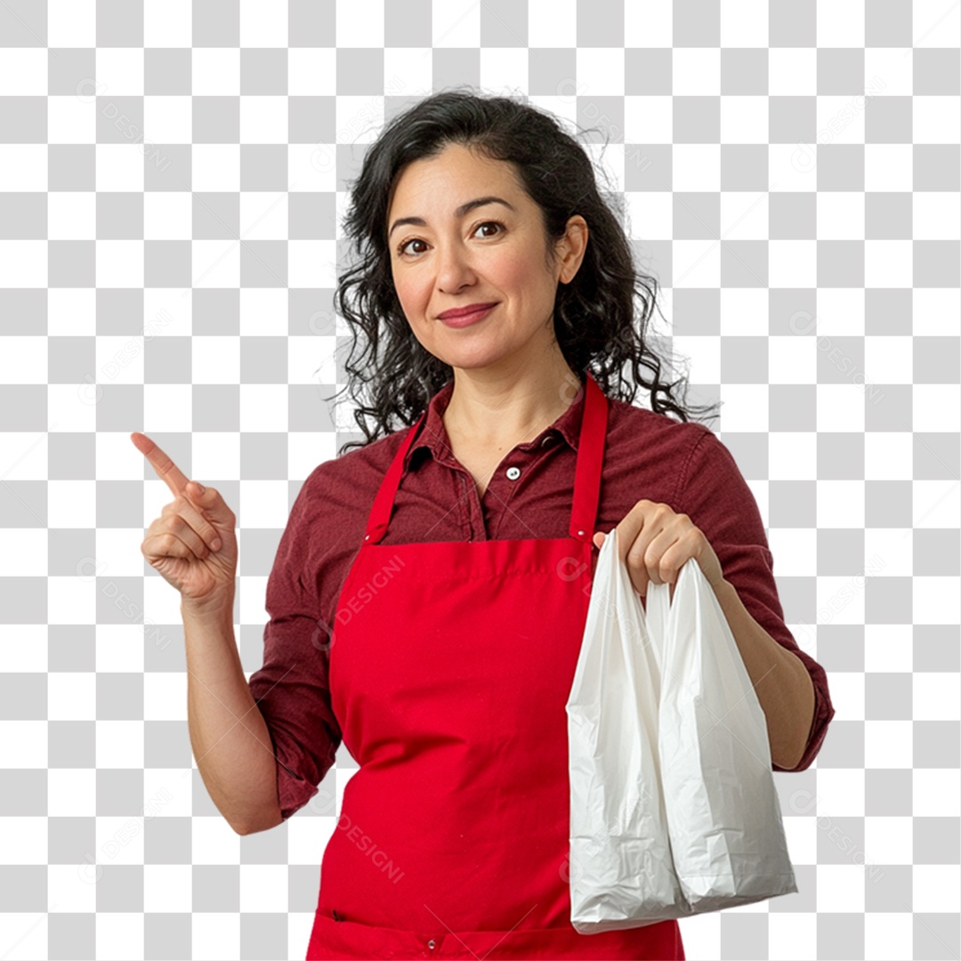 Atendente de Supermercado Trabalho PNG Transparente