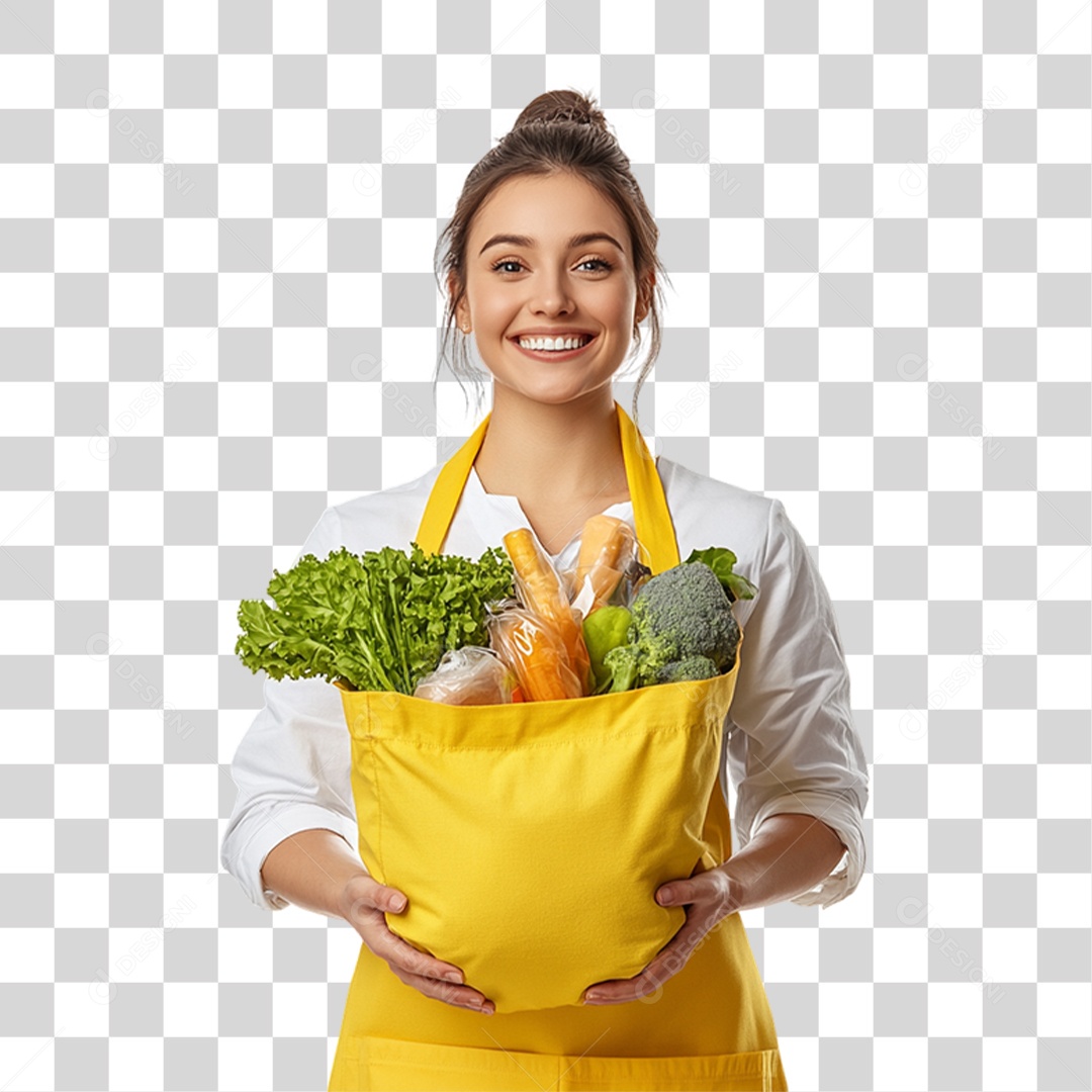 Atendente de Supermercado Trabalho PNG Transparente