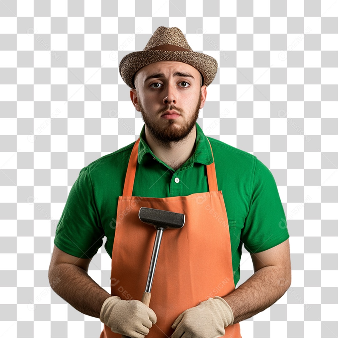 Florista Jardineiro PNG Transparente