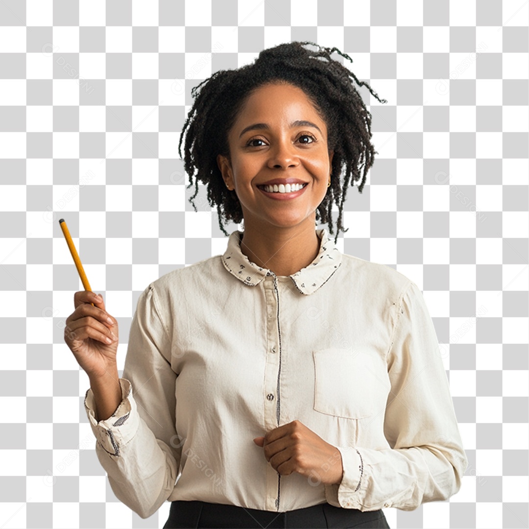 Professora Pronta Para dar Aula PNG Transparente