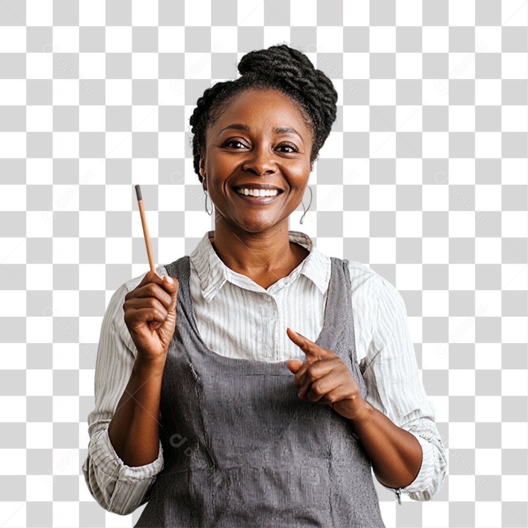 Professora Pronta Para dar Aula PNG Transparente