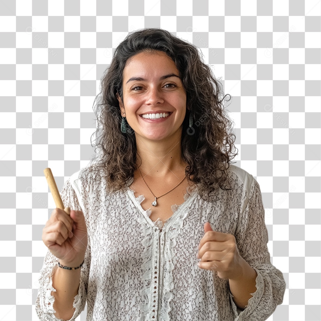 Professora Pronta Para dar Aula PNG Transparente