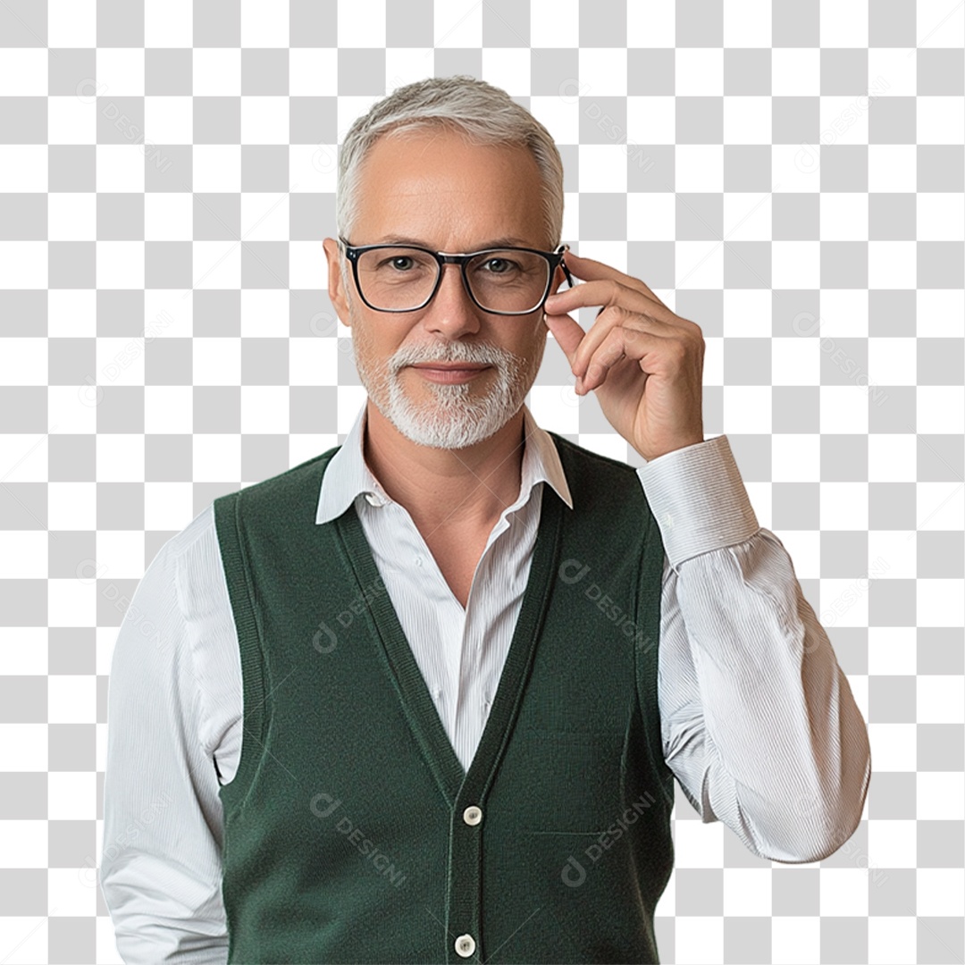 Professor Pronto para dar Aula PNG Transparente