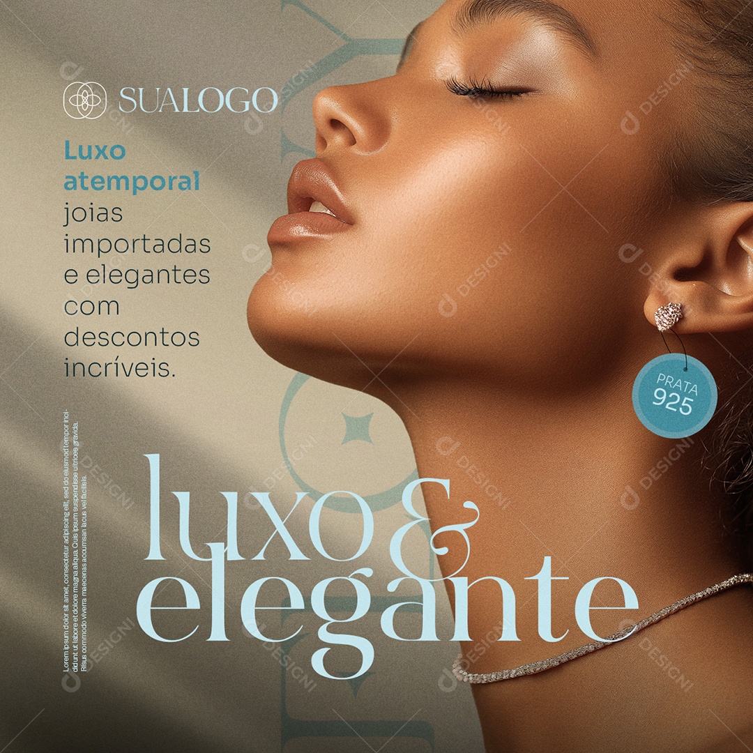 Importados Luxo e Elegante Social Media PSD Editável