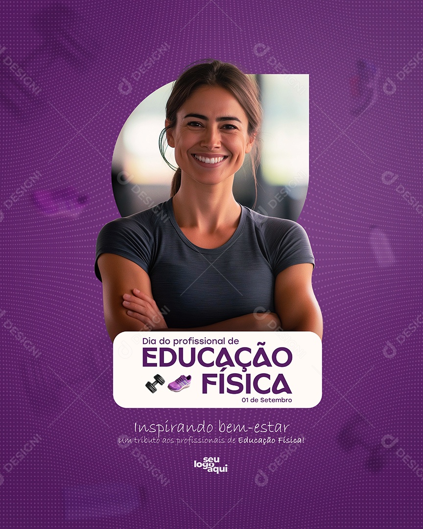 Dia do Profissional de Educação Física 01 de Setembro Social Media PSD Editável