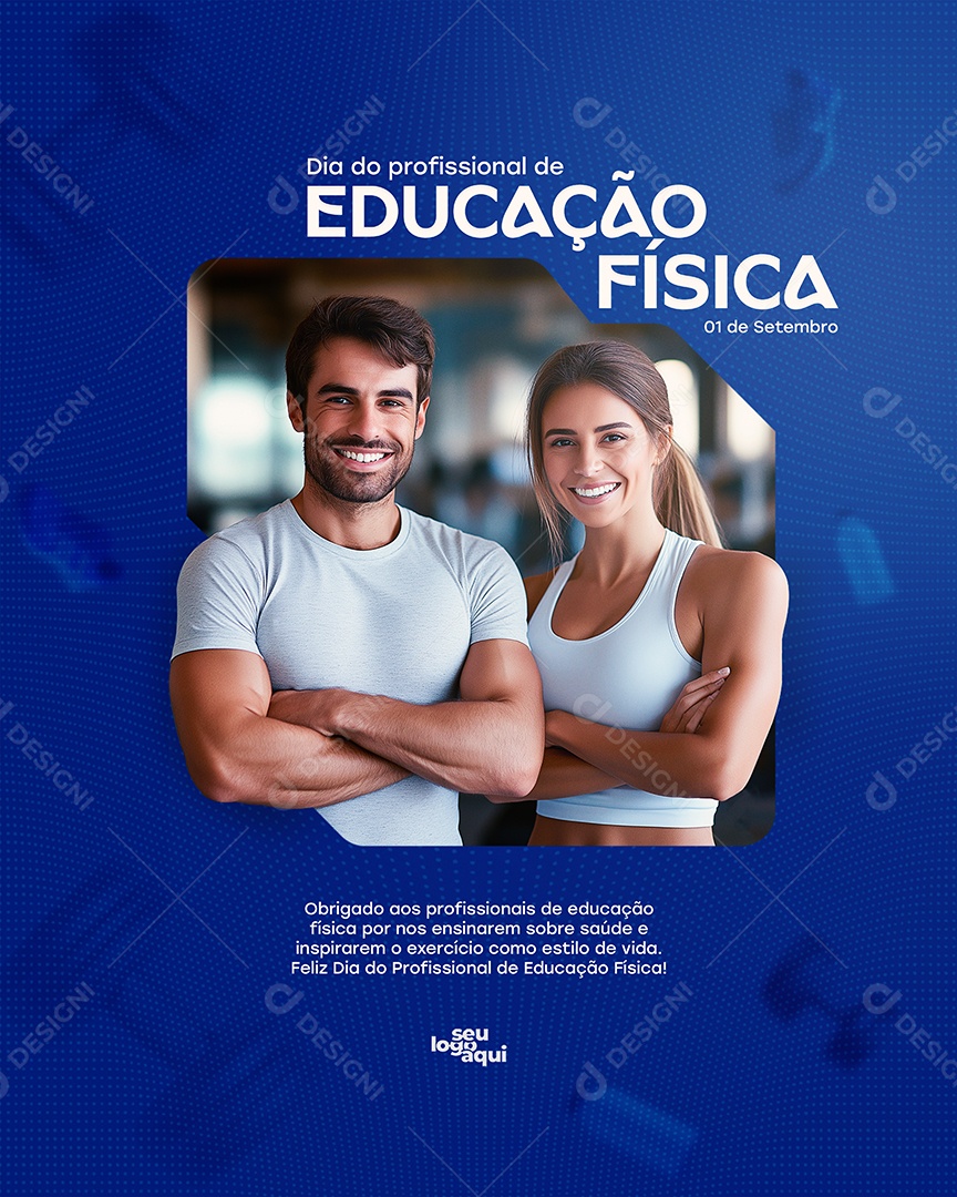 Dia do Profissional de Educação Física 01 de Setembro Social Media PSD Editável