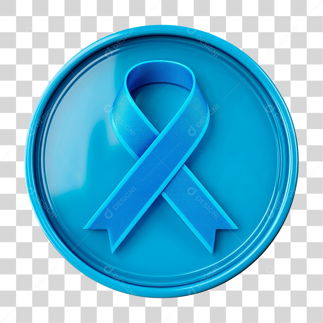 Elementos Novembro Azul PNG Transparente