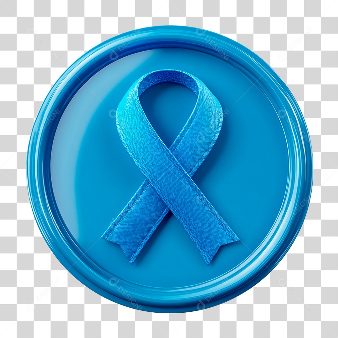 Elementos Novembro Azul PNG Transparente