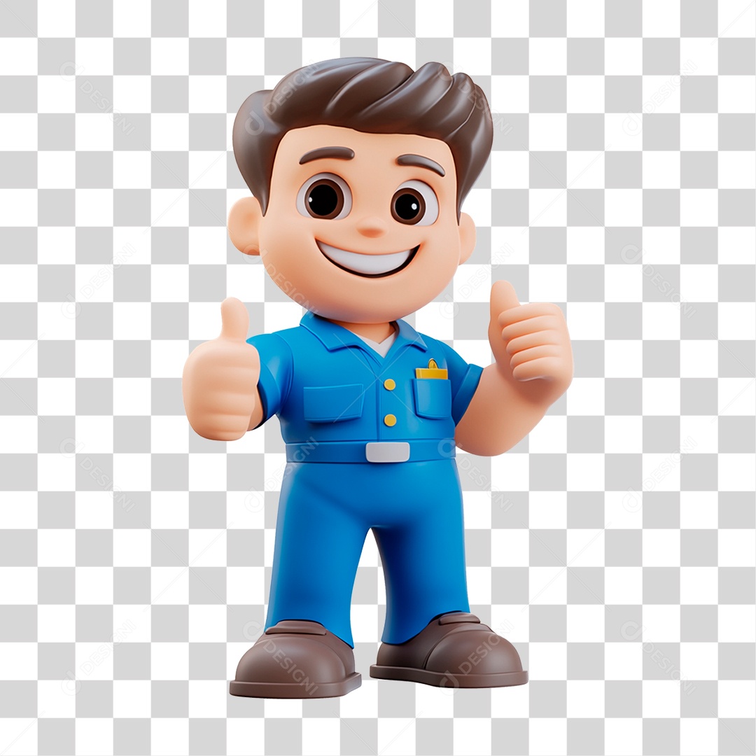 Homem Novembro Azul PNG Transparente