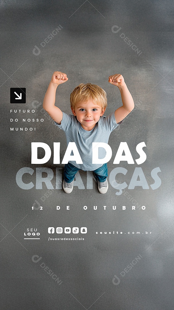Story Dia das Crianças 12 de Outubro Social Media PSD Editável