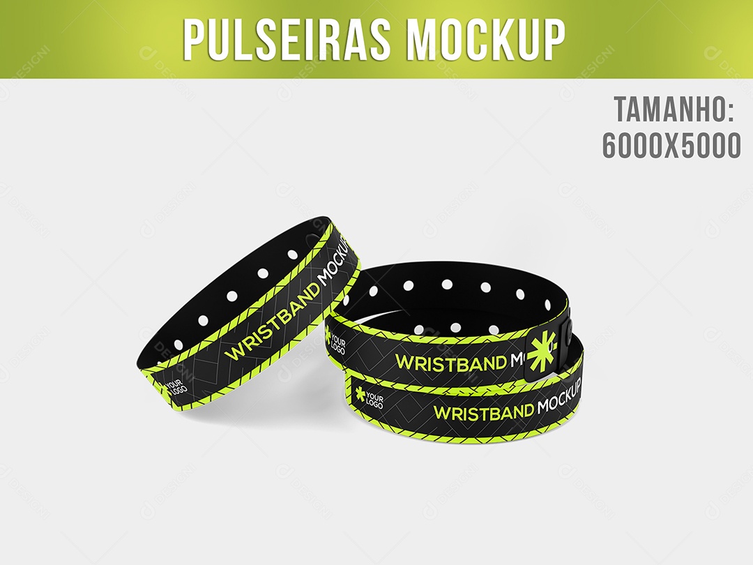 Mockup Pulseira PSD Editável