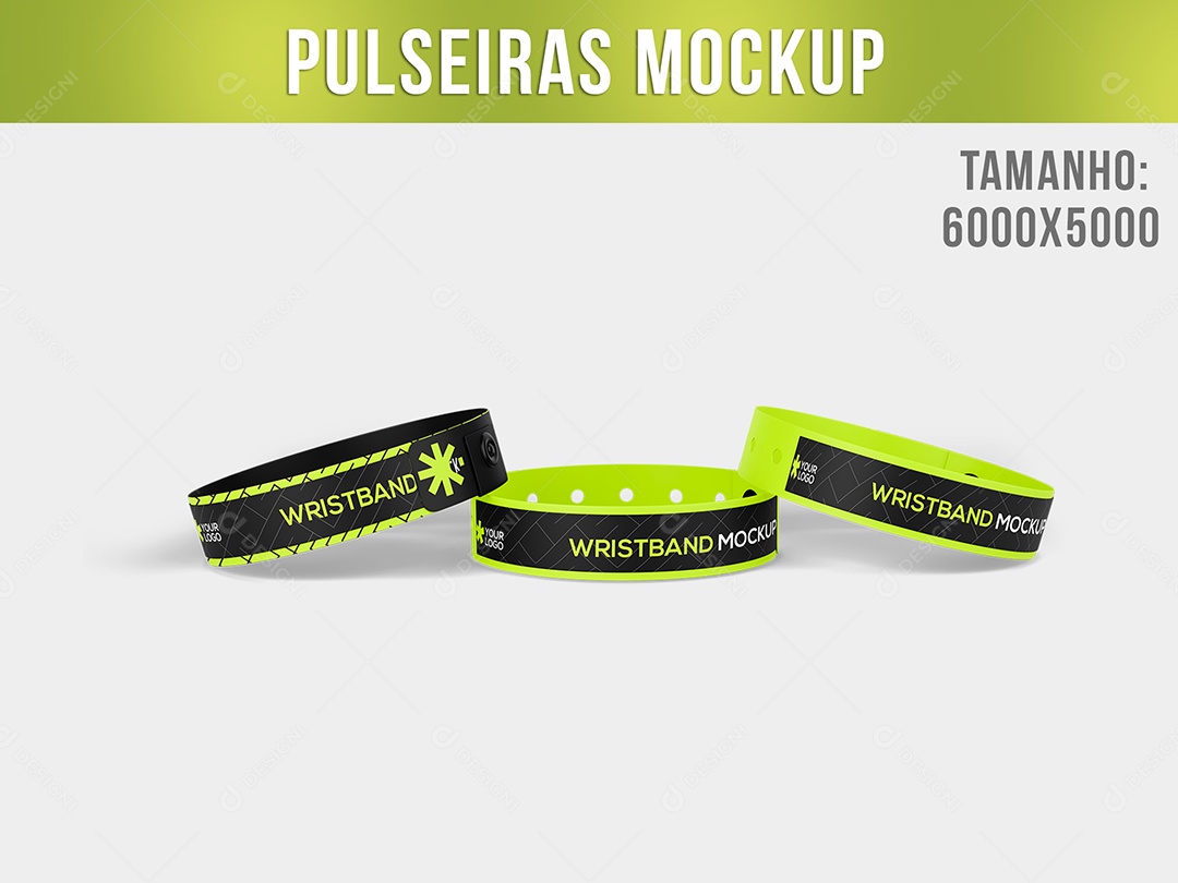 Mockup Pulseira PSD Editável