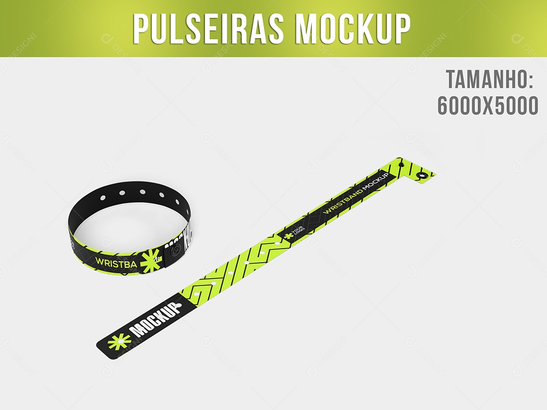 Mockup Pulseira PSD Editável