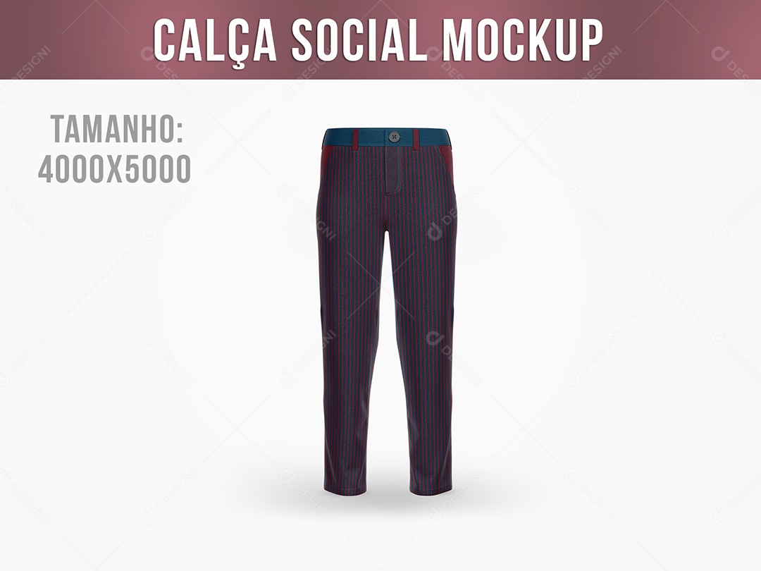 Mockup De Calça Social PSD Editável