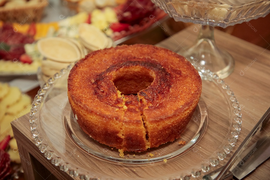 Bolo linido e delicioso de milho