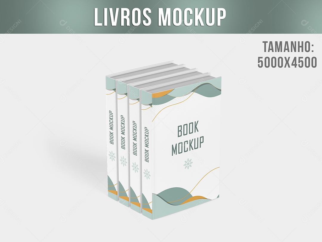 Mockup De Livros PSD Editável