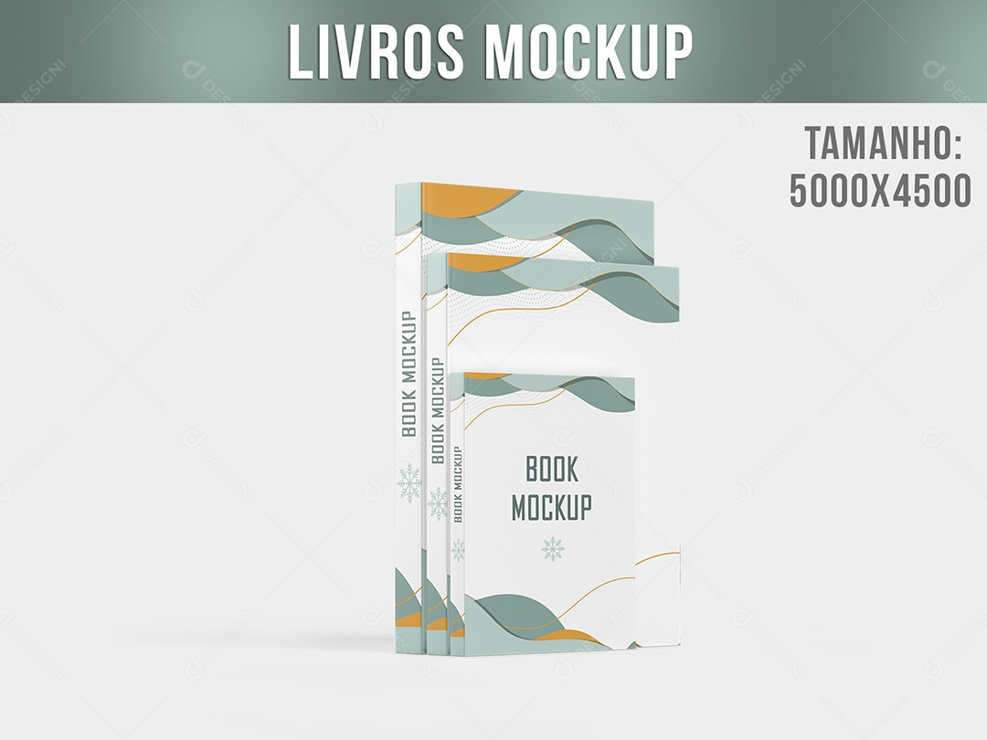 Mockup De Livros PSD Editável