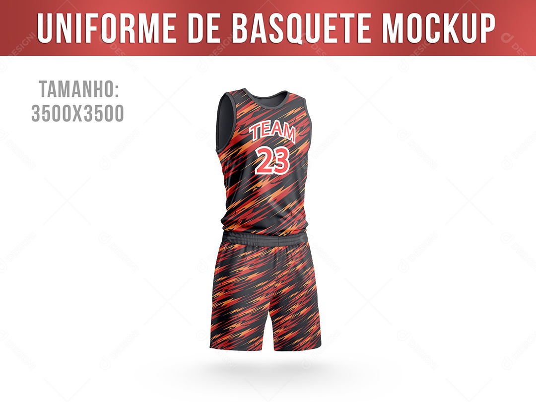 Mockup De Uniforme De Baquete PSD Editável