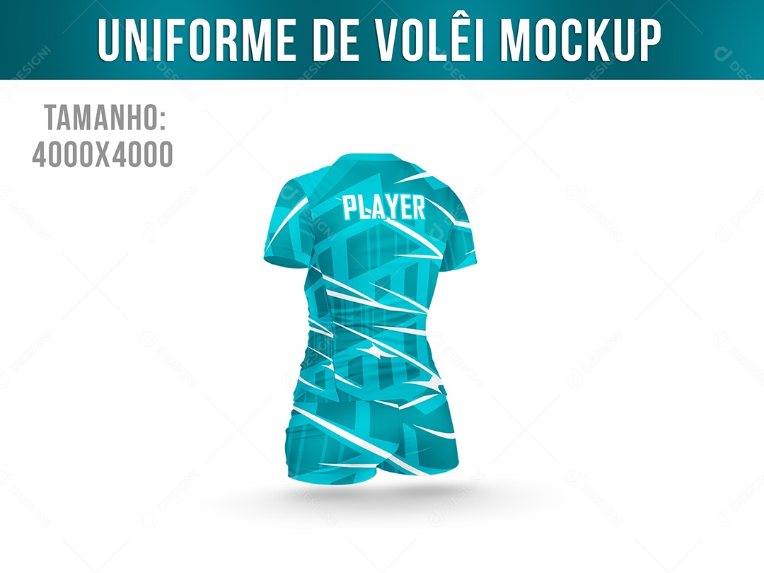 Mockup De Uniforme De Volêi PSD Editável