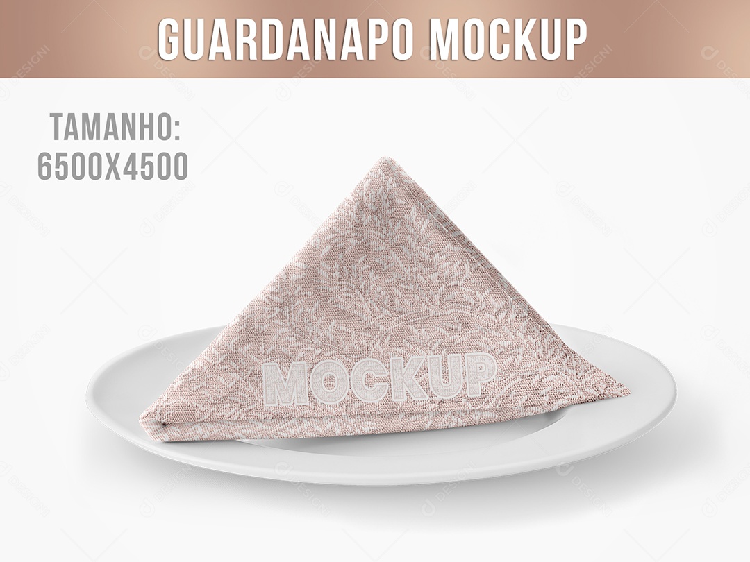 Mockup De  Guardanapo PSD Editável